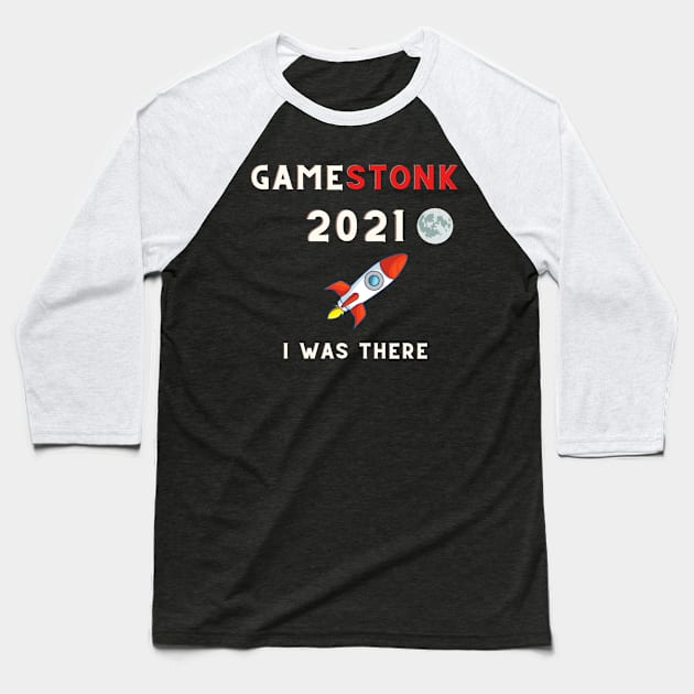 gamestonk 2021 Baseball T-Shirt by SnowballSteps